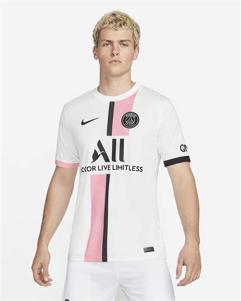 youth nike white paris saint-germain 2021/22 away replica kit|Nike Paris Saint.